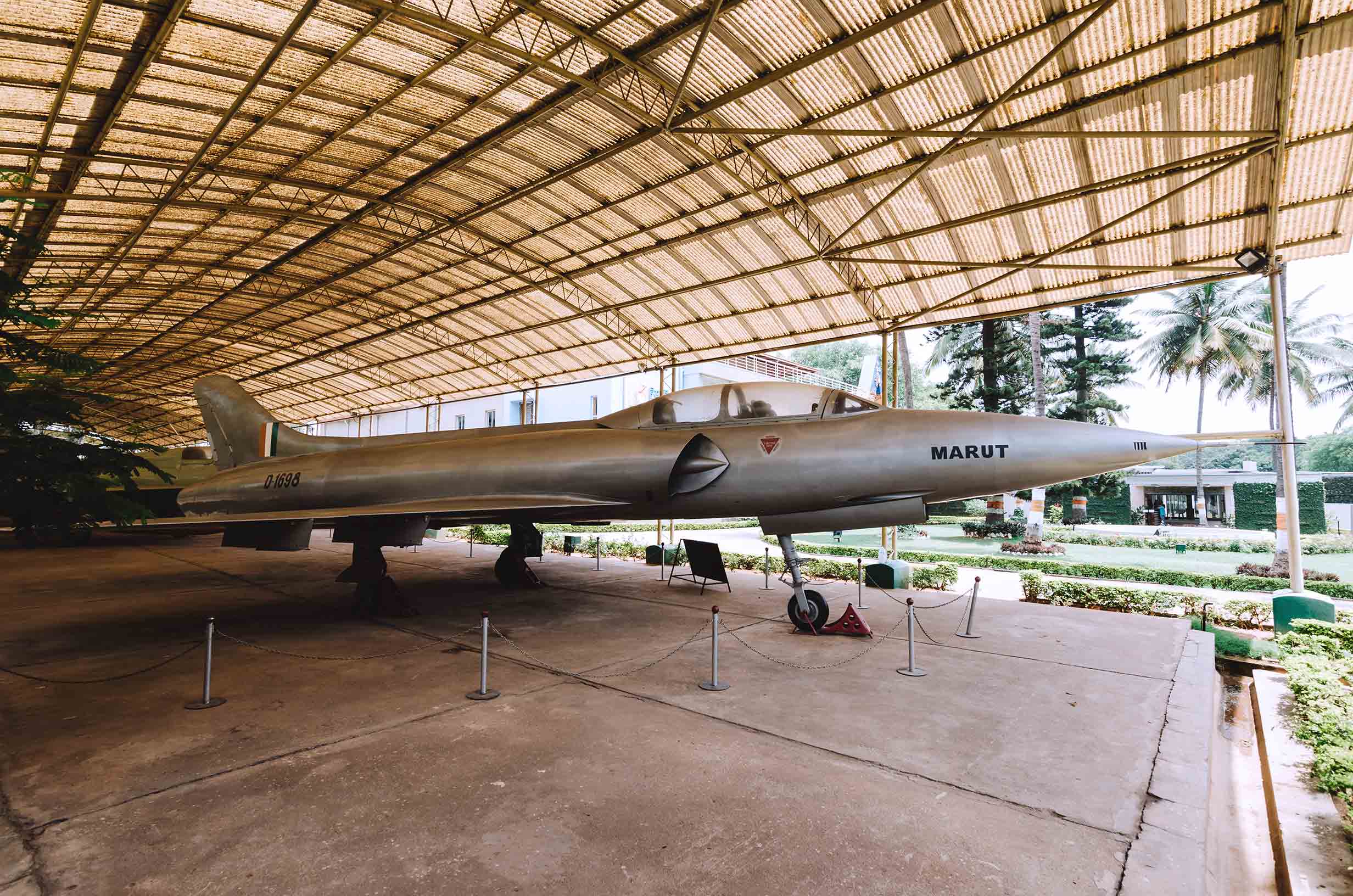A display unit of the HAL Marut aircraft